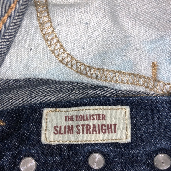Hollister men slim straight jeans size 28x28 - Picture 4 of 7
